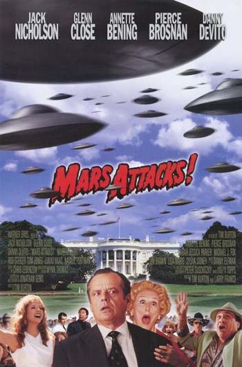 MOV194104 Mars Attacks Movie Poster - 11 x 17 in.