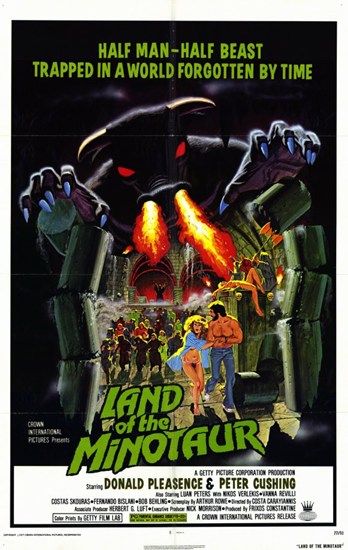 MOV194172 Land of the Minotaur Movie Poster - 11 x 17 in.