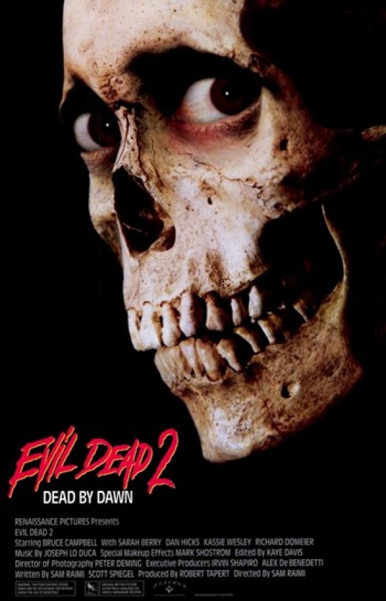 Evil Dead 2 Dead by Dawn Movie Poster - 11 x 17 in.