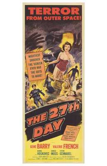 The 27th Day Movie Poster - 11 x 17 in.