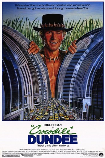 Crocodile Dundee Movie Poster - 11 x 17 in.