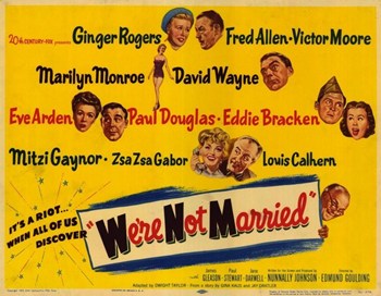 We Are Not Married Movie Poster - 17 x 11 in.