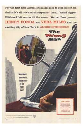 The Wrong Man Movie Poster - 11 x 17 in.