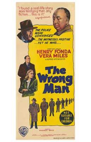 The Wrong Man Movie Poster - 11 x 17 in.