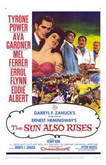 The Sun Also Rises Movie Poster - 11 x 17 in.