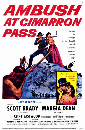 Ambush at Cimarron Pass Movie Poster - 11 x 17 in.