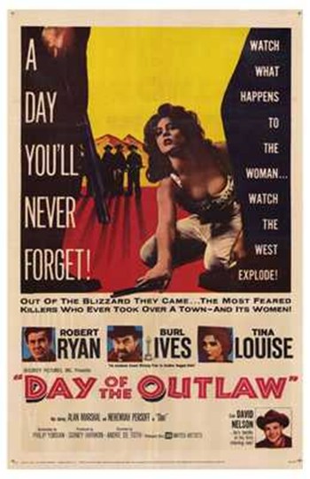 MOV195601 Day of the Outlaw Movie Poster - 11 x 17 in.