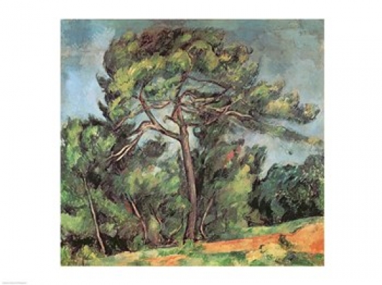 Picture of Posterazzi BALXIR190223 The Large Pine C.1889 Poster Print by Paul Cezanne - 24 x 18 in.