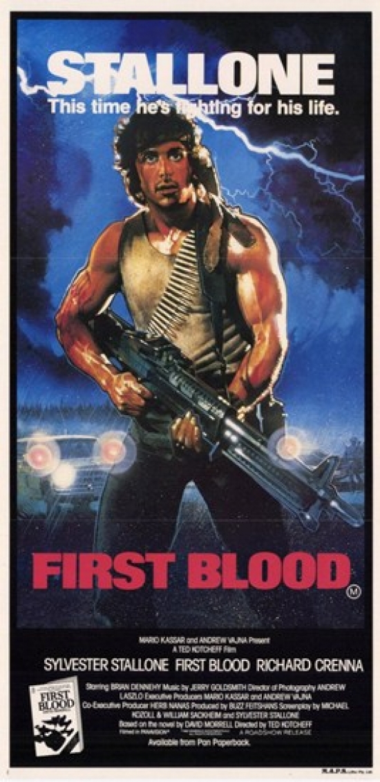 Rambo First Blood Movie Poster - 11 x 17 in.