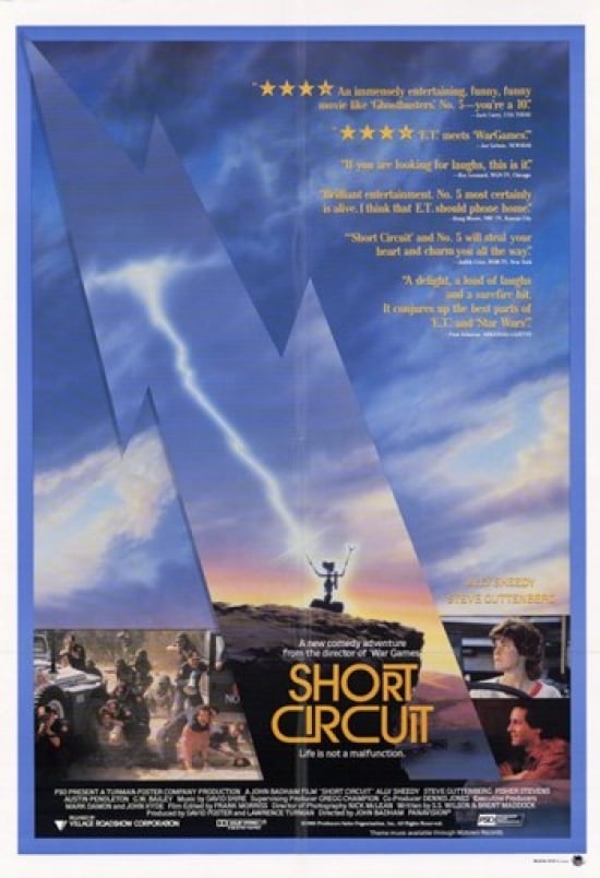 Short Circuit Movie Poster - 11 x 17 in.