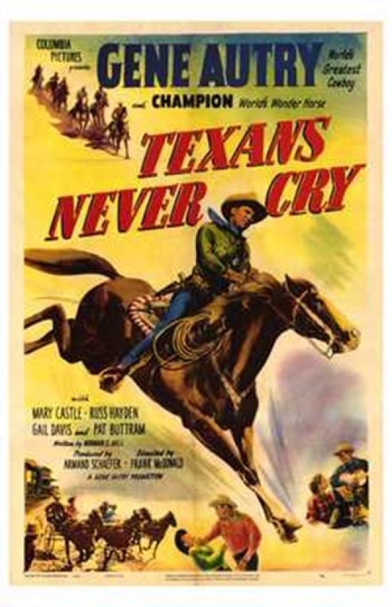 Texans Never Cry Movie Poster - 11 x 17 in.