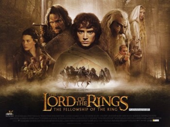 MOV195991 Lord of the Rings Fellowship of the Ring Movie Poster - 17 x 11 in.