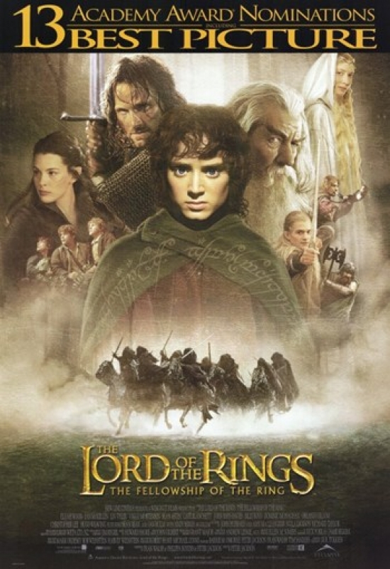 MOV196011 Lord of the Rings Fellowship of the Ring Movie Poster - 11 x 17 in.