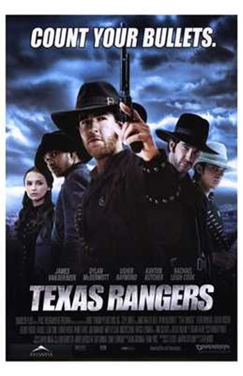 Texas Rangers Movie Poster - 11 x 17 in.