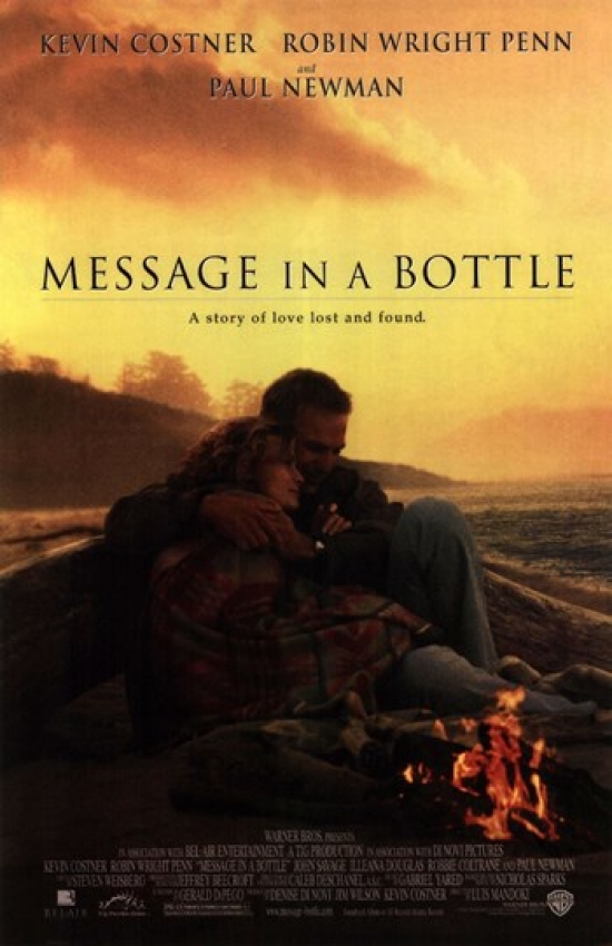 Message in a Bottle Movie Poster - 11 x 17 in.