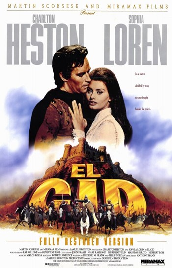 El Cid Movie Poster - 11 x 17 in.