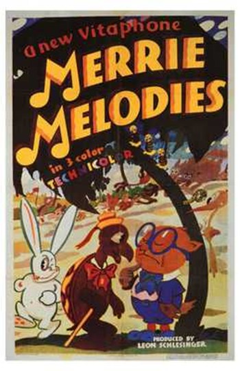 Merrie Melodies Movie Poster - 11 x 17 in.