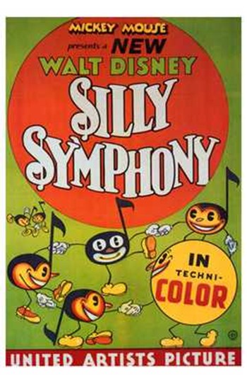 Silly Symphony Movie Poster - 11 x 17 in.
