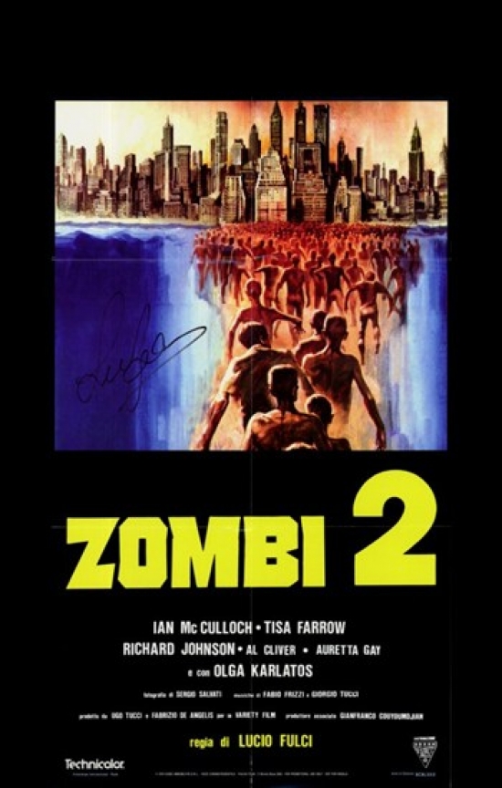 MOV261250 Zombie Movie Poster - 11 x 17 in.