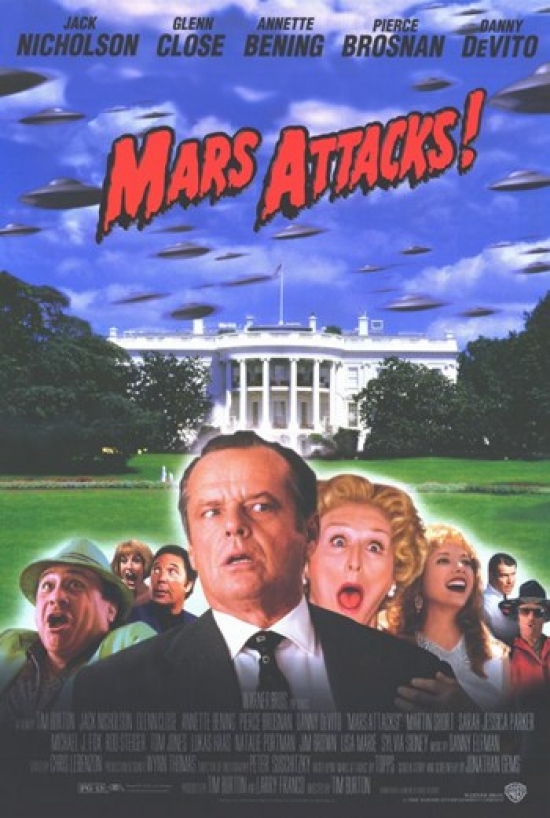 MOV263339 Mars Attacks Movie Poster - 11 x 17 in.