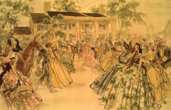 Gone with the Wind Movie Poster - 17 x 11 in.