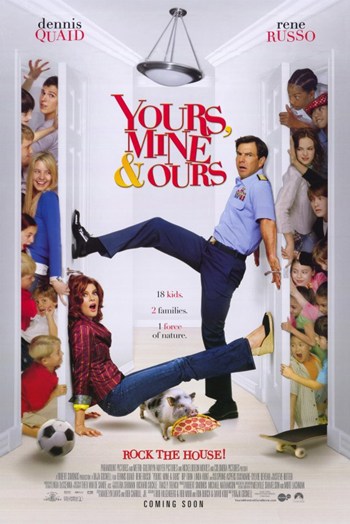 Yours Mine & Ours Movie Poster - 11 x 17 in.