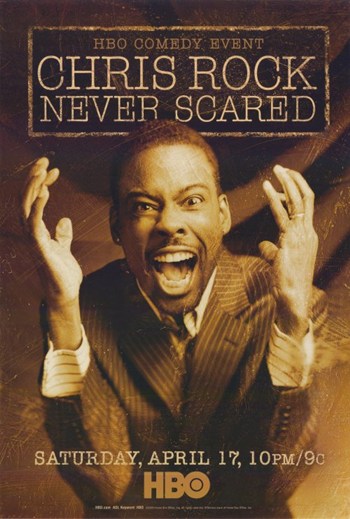 Chris Rock Never Scared Movie Poster - 11 x 17 in.