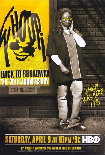 Whoopi Back to Broadway - The 20th Anniversary Movie Poster - 11 x 17 in.