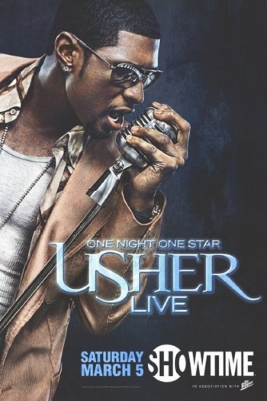 One Night One Star Usher Live Movie Poster - 11 x 17 in.