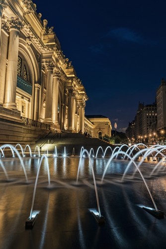 Metropolitan Museum of Art At Twilight - New York City United States of America Poster Print by F. M. Kearney - 12 x 19