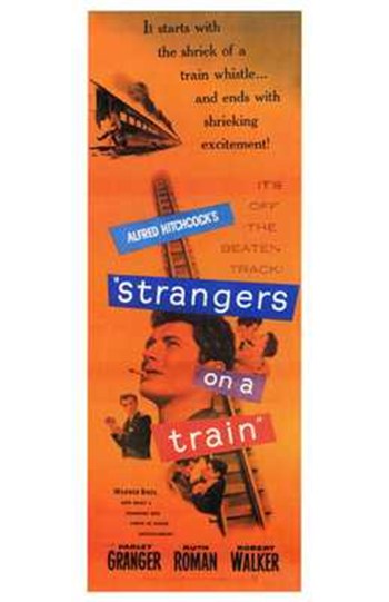 Strangers on a Train Movie Poster - 11 x 17 in.