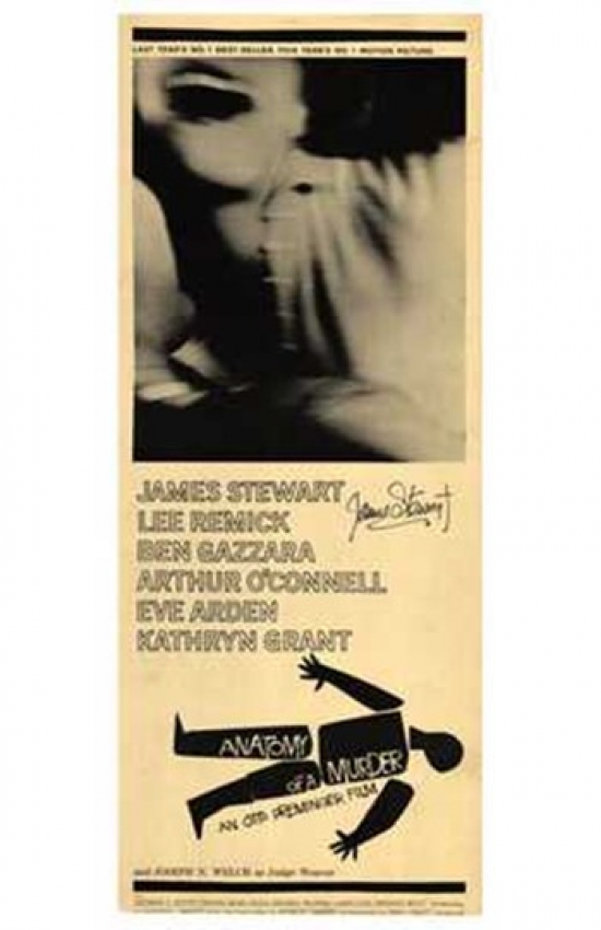 MOV196528 Anatomy of a Murder Movie Poster - 11 x 17 in.
