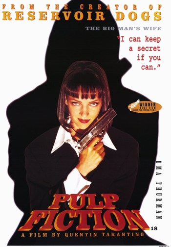Pulp Fiction Movie Poster - 11 x 17 in.