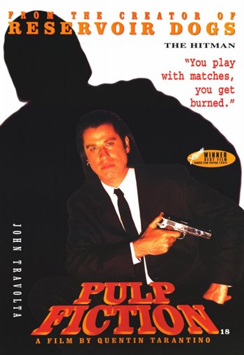 Pulp Fiction Movie Poster - 11 x 17 in.