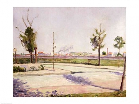 Picture of Posterazzi BALXIR197260 The Road To Gennevilliers 1883 Poster Print by Paul Signac - 24 x 18 in.