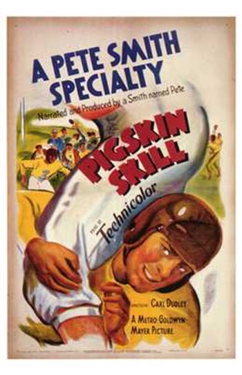 Pigskin Thrill Movie Poster - 11 x 17 in.