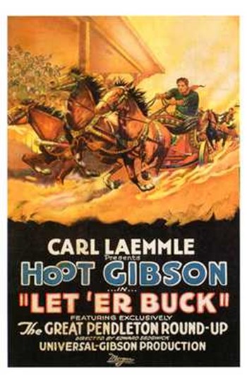 Let Er Buck Movie Poster - 11 x 17 in.
