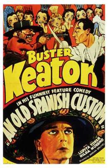 Old Spanish Custom Movie Poster - 11 x 17 in.