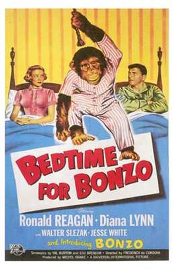 Bedtime for Bonzo Movie Poster - 11 x 17 in.