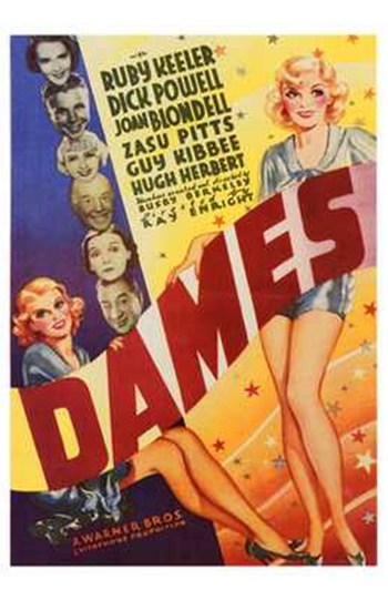 Dames Movie Poster - 11 x 17 in.