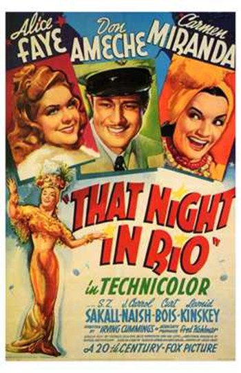 MOV197079 That Night in Rio Movie Poster - 11 x 17 in.