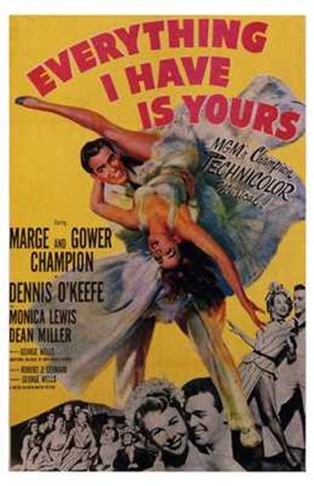 Everything I Have is Yours Movie Poster - 11 x 17 in.