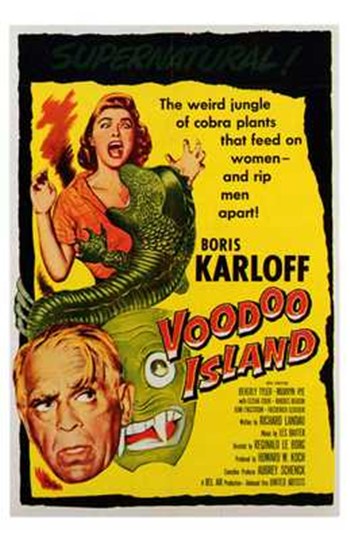 Voodoo Island Movie Poster - 11 x 17 in.