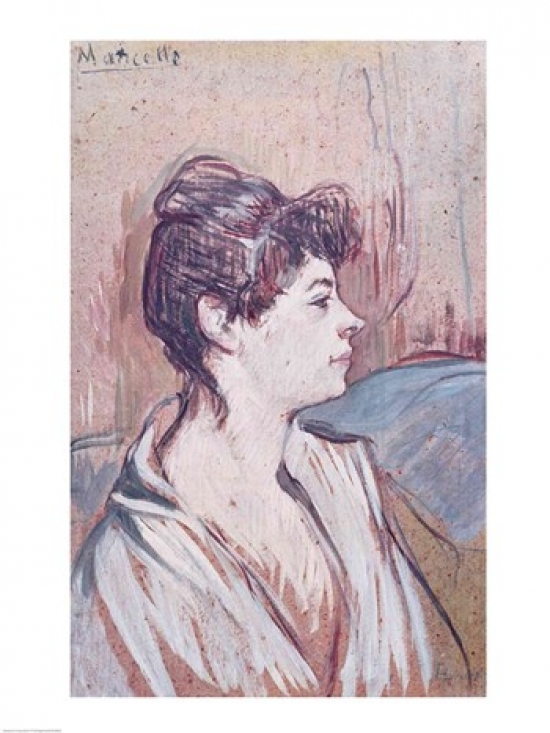 Picture of Posterazzi BALXIR198858LARGE Marcelle 1894 Poster Print by Henri De Toulouse-Lautrec - 24 x 36 in. - Large
