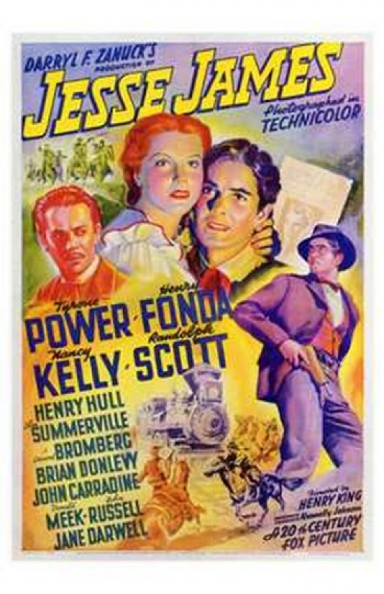 Jesse James Movie Poster - 11 x 17 in.