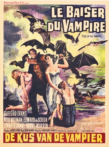 MOV292842 The Kiss of the Vampire Movie Poster - 11 x 17 in.