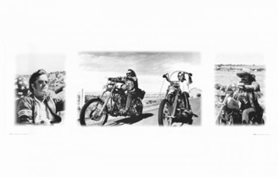 Easy Rider Triptych Movie Poster - 17 x 11 in.