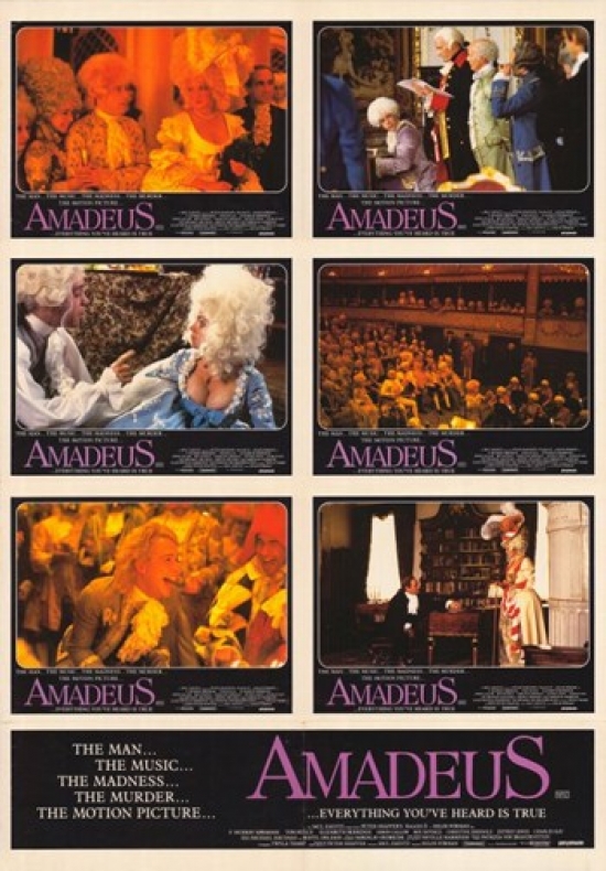 Amadeus Movie Poster - 11 x 17 in.