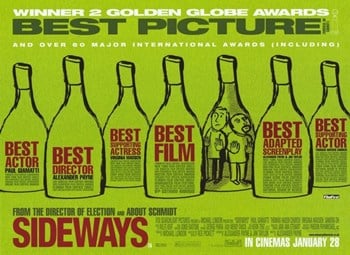 Sideways Movie Poster - 17 x 11 in.
