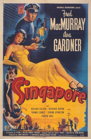 Singapore Movie Poster - 11 x 17 in.